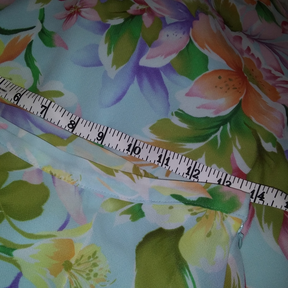 2 PIECE Floral Maxi Skirt & Tank Outfit Set S / 6 - Picture 11 of 16